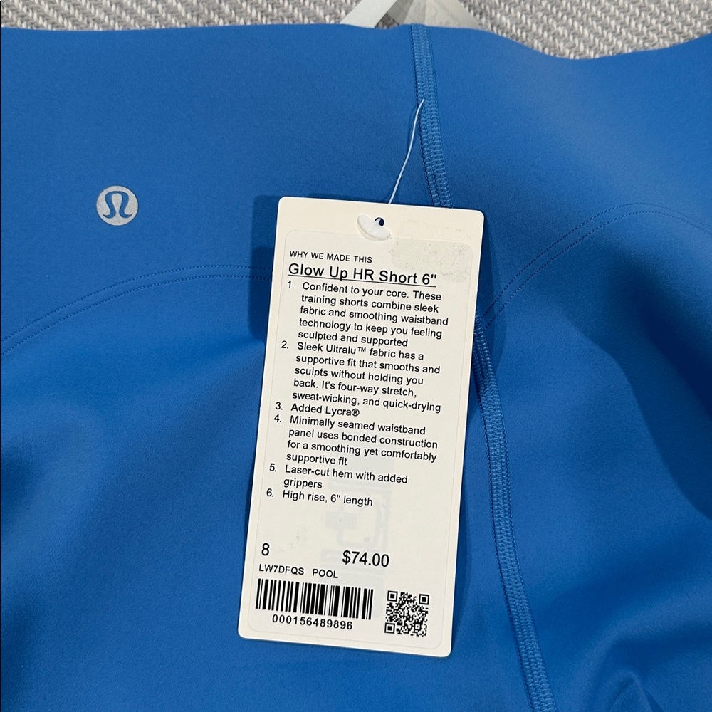 Lululemon Glow Up HR Short